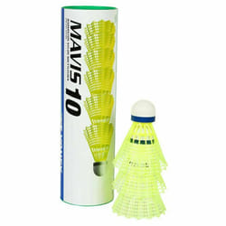 Tube de 6 volants de badminton Yonex Mavis 10