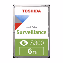 Toshiba S300 Surveillance, 3.5", 6 To, 7200 tr/min
