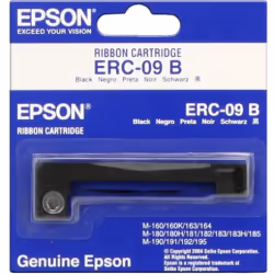 Epson Ruban N EFM-180/EHT20/HX20/PX16 (ERC-09B), Epson M-160/163/164/ 180/182/183/185/190/191/192/195, Noir, Chine, Epson, 80 ...