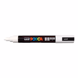 Uni-Ball PC-5M, Blanc, Pointe ogive, Multicolore, Rond, 1,8 mm, 2,5 mm