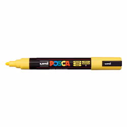 Uni-Ball PC-5M, Jaune, Pointe ogive, Multicolore, Rond, 1,8 mm, 2,5 mm