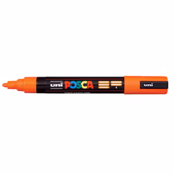 Uni-Ball PC-5M, Orange, Pointe ogive, Multicolore, Rond, 1,8 mm, 2,5 mm