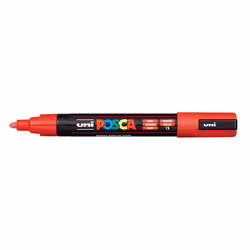 Uni-Ball PC-5M, Rouge, Pointe ogive, Multicolore, Rond, 1,8 mm, 2,5 mm