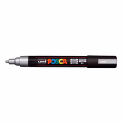 Uni-Ball PC-5M, Argent, Pointe ogive, Multicolore, Rond, 1,8 mm, 2,5 mm