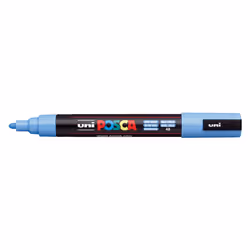 Uni-Ball PC-5M, Bleu, Ciel, Pointe ogive, Multicolore, Rond, 1,8 mm, 2,5 mm