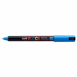 Uni-Ball PC-1MR, Bleu clair, Pointe ogive, Multicolore, Rond, 0,7 mm, Encre à base d'eau