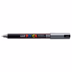 Uni-Ball PC-1MR, Argent, Pointe ogive, Multicolore, Rond, 0,7 mm, Encre à base d'eau