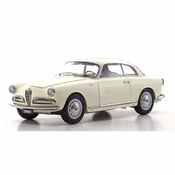 Kyosho KS08957W, Modèle de voiture de ville, Pré-assemblé, 1:18, Alfa Romeo Giuletta Sprint Coupe 1954, unisexe, Métal