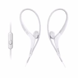 Sony MDRAS410APW, Avec fil, 5 - 24000 Hz, Sports, 10 g, Casque, Blanc