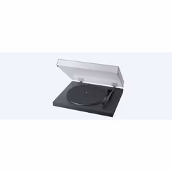 Sony PSLX310BT, Tourne-disque entraîné par courroie, Noir, Aluminium, 33 1/3,45 tr/min, Moteur CC, 50 dB