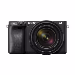 Sony α 6400 + SEL18135, 24,2 MP, 6000 x 4000 pixels, CMOS, 4K Ultra HD, Écran tactile, Noir