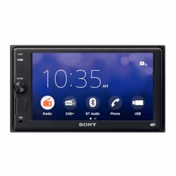 Sony XAV-1550D, Noir, 2 DIN, 220 W, 4.0 canaux, 55 W, Android, iOS