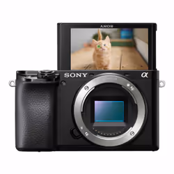 Sony α 6100, 24,2 MP, 6000 x 40000 pixels, CMOS, 4K Ultra HD, Noir
