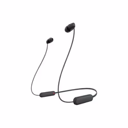 Sony WI-C100, Sans fil, Appels/Musique, 20 - 20000 Hz, 20 g, Casque, Noir