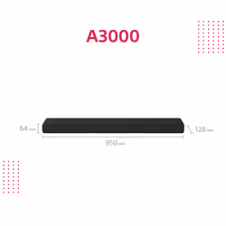 Sony HT-A3000 Noir 3.1 canaux 250 W