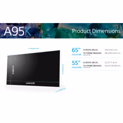 Sony XR-55A95K 55" 4K Ultra HD Smart TV Wifi Noir