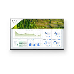 Sony FW-65BZ30L affichage de messages Écran plat de signalisation numérique 65" LCD Wifi 440 cd/m² 4K Ultra HD Noir Android 24/7