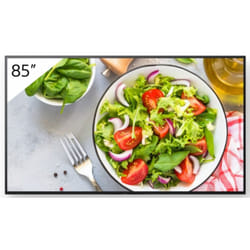 Sony FW-85BZ35L affichage de messages Écran plat de signalisation numérique 85" LCD Wifi 550 cd/m² 4K Ultra HD Noir Android 24/7