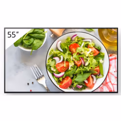Sony FW-55BZ35L, Écran plat de signalisation numérique, 139,7 cm (55"), LCD, 3840 x 2160 pixels, Wifi, 24/7
