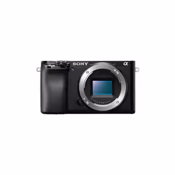 Sony α 6100, 24,2 MP, 6000 x 40000 pixels, CMOS, 4K Ultra HD, Écran tactile, Noir