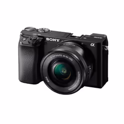 Sony α 6100, 24,2 MP, 6000 x 40000 pixels, CMOS, 4K Ultra HD, Écran tactile, Noir
