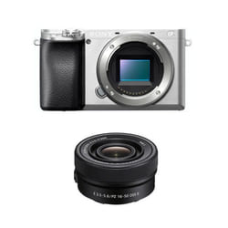 Appareil photo hybride - Sony - Alpha 6100 - Argent - Objectif 16-50 mm - F/3.5-5.6