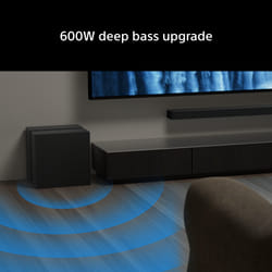 Sony U.K. SASW9.CEJ subwoofer/caisson de basses Noir Caisson de basse actif 600 W