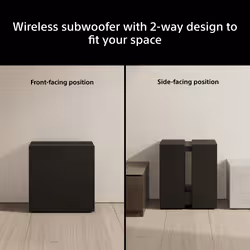 Sony U.K. SASW9.CEJ subwoofer/caisson de basses Noir Caisson de basse actif 600 W - Vue supplémentaire 4