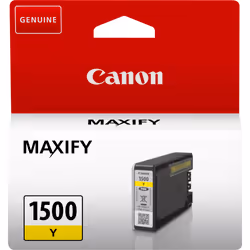 Canon Cartouche d'encre jaune PGI-1500Y, Encre à pigments, 4,5 ml