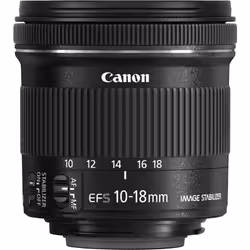 Canon Objectif EF-S 10-18mm f/4.5-5.6 IS STM, Objectif ultra large, 14/11, 10 - 18 mm, Stabilisateur d'image, Canon EF-S