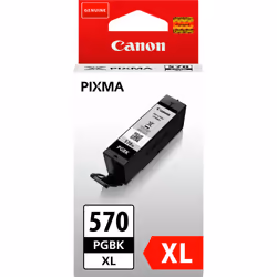Canon Cartouche d'encre noire pigmentée à haut rendement PGI-570PGBK XL, Rendement élevé (XL), Encre à pigments, 22 ml, 500 p ...