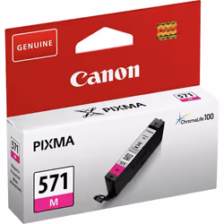 Canon Cartouche d'encre magenta CLI-571M, Rendement standard, Encre à pigments, 7 ml, 306 pages, 1 pièce(s)