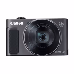 Canon PowerShot SX620 HS, 20,2 MP, 5184 x 3888 pixels, CMOS, 25x, Full HD, Noir