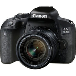 Canon EOS 800D + EF-S 18-55mm 4.0-5.6 IS STM Kit d'appareil-photo SLR 24,2 MP CMOS 6000 x 4000 pixels Noir
