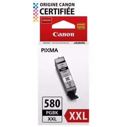 Canon Cartouche d'encre noire pigmentée à haut rendement PGI-580XXL, Rendement extra (super) élevé, Encre à pigments, 25,7 ml ...