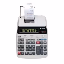 Canon MP120-MG-es II, Bureau, Calculatrice imprimante, 12 chiffres, Affichage inclinable, Secteur, Blanc