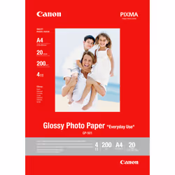 Canon Papier photo brillant A4 GP-501 - 20 feuilles, Gloss, A4, 20 feuilles