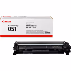 Canon Cartouche de toner 051, noir, 1700 pages, Noir, 1 pièce(s)