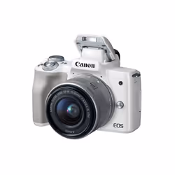 Canon EOS M50 + EF-M 15-45mm STM MILC 24,1 MP CMOS 6000 x 4000 pixels Blanc