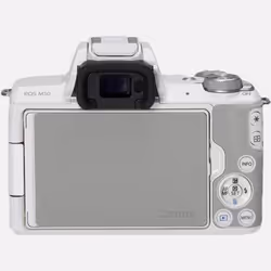 Canon EOS M50 + EF-M 15-45mm STM MILC 24,1 MP CMOS 6000 x 4000 pixels Blanc - Vue supplémentaire 4