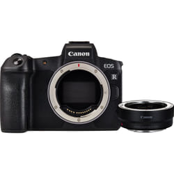 Canon EOS R + EF to RF adapter Boîtier MILC 30,3 MP CMOS 6720 x 4480 pixels Noir