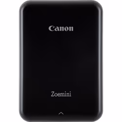 Canon Imprimante photo portable Zoemini, noire, Sans encre, 314 x 400 DPI, 2" x 3" (5x7.6 cm), Bluetooth, Noir