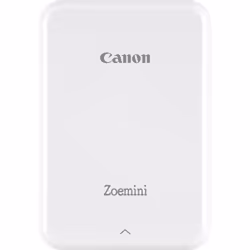 Canon Imprimante photo portable Zoemini, blanche, Sans encre, 314 x 400 DPI, 2" x 3" (5x7.6 cm), Bluetooth, Blanc