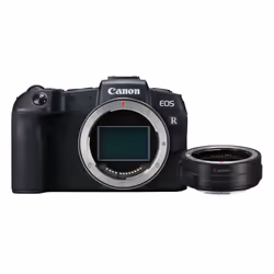 Canon EOS RP Body + EF-EOS R Adapter, 26,2 MP, 6240 x 4160 pixels, CMOS, 4K Ultra HD, Écran tactile, Noir