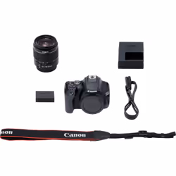 Canon EOS 250D + EF-S 18-55mm f/3.5-5.6 III Kit d'appareil-photo SLR 24,1 MP CMOS 6000 x 4000 pixels Noir - Vue supplémentaire 11