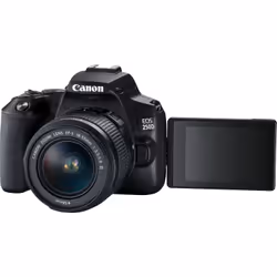 Canon EOS 250D + EF-S 18-55mm f/3.5-5.6 III Kit d'appareil-photo SLR 24,1 MP CMOS 6000 x 4000 pixels Noir - Vue supplémentaire 5