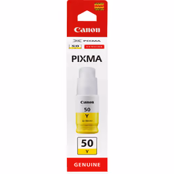 Canon GI-50 Y, haut rendement, bouteille d'encre, Jaune, Encre à pigments, 7700 pages, 1 pièce(s)