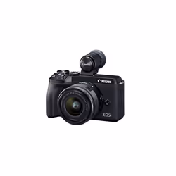 Canon EOS M6 Mark II + EF-M15-45mm + EVF-DC2 Kit d'appareil-photo SLR 32,5 MP CMOS 6960 x 4640 pixels Noir