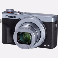 Canon PowerShot G7 X Mark III Appareil-photo compact 20,1 MP CMOS 5472 x 3648 pixels Noir, Argent