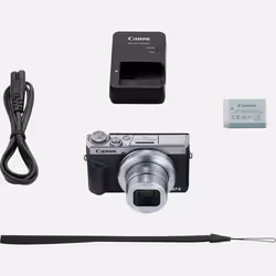 Canon PowerShot G7 X Mark III Compact 20,1 MP 4K Noir - Vue supplémentaire 7